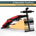 Multi-Functional Foldable Weight Bench Adjustable Sit-up Board with Monitor - Gallery View 13 of 16