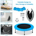 38-Inch Rebounder Trampoline with Padding and Springs for Adults and Kids - Gallery View 19 of 21