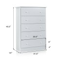 Functional Storage Organized Dresser with 5 Drawer