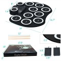 9 Pads MIDI Electronic Roll Up Drum Set