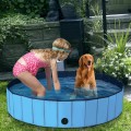 63" Foldable Leakproof Dog Pet Pool Bathing Tub Kiddie Pool for Dogs Cats and Kids - Gallery View 1 of 24