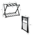 Set of 2 Folding Metal Luggage Rack Suitcase - Gallery View 4 of 12