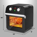12.7QT 1600W Electric Rotisserie Dehydrator Convection Air Fryer Toaster Oven