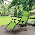 Outdoor Folding Zero Gravity Reclining Lounge Chair with Utility Tray - Gallery View 50 of 101
