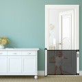 Retractable Baby Safety Gate with Easy Latch and Flexible Design