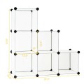 6 Cubes Storage Organizer with Rustproof Steel Frame for Indoor Use - Gallery View 2 of 2