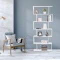 6-Tier S-Shaped  Style Storage Bookshelf - Gallery View 24 of 34