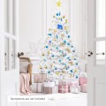 6/7.5/9 Feet White Christmas Tree with Metal Stand - Gallery View 30 of 36