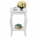Set of 2 Accent Side Tables with Shelf - Gallery View 9 of 22