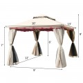 10 x 13 Feet Heavy Duty Party Wedding Car Canopy Tent - Gallery View 6 of 7