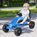 Outdoor Kids 4 Wheel Pedal Powered Riding Kart Car