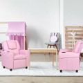 Children's PU Leather Recliner Chair with Front Footrest - Gallery View 26 of 62