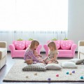 Blue/Pink Kids Strawberry Armrest Chair Sofa - Gallery View 10 of 21