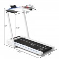 2.25HP 3-in-1 Folding Treadmill with Remote Control - Gallery View 4 of 27
