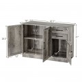 Buffet Server Storage Cabinet with 2-Door Cabinet and 2 Drawers - Gallery View 5 of 31