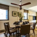 52 Inch Modern Brushed Nickel Finish Ceiling Fan with Remote Control - Gallery View 6 of 12