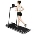 Ultra-thin Electric Folding Motorized Treadmill with LED Monitor Low Noise - Gallery View 6 of 10