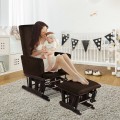 Baby Nursery Relax Rocker Rocking Chair Glider & Ottoman Set