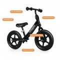 12 Inch Kids Balance No-Pedal Ride Pre Learn Bike with Adjustable Seat - Gallery View 12 of 35