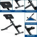 Adjustable Hyperextension Abdominal Exercise Back Bench - Gallery View 8 of 9