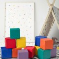 12 Pieces 5.5 Inch Soft Colorful Foam Building Blocks  - Gallery View 4 of 11