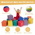 12 Pieces 5.5 Inch Soft Colorful Foam Building Blocks  - Gallery View 7 of 11