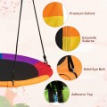 40 Inch Flying Saucer Tree Swing Outdoor Play Set with Adjustable Ropes Gift for Kids