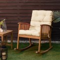 Tufted Patio High Back Chair Cushion with Non-Slip String Ties - Gallery View 49 of 81