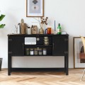 Multi-Functional TV Cabinet with 2 Side Door for TVs up to 60 Inch
