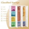 Foldable Armoire Wardrobe Closet with 8/10/12 Cubes