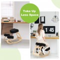 Ergonomic Kneeling Chair Rocking Office Desk Stool Upright Posture - Gallery View 19 of 20