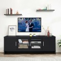 Media Entertainment TV Stand for TVs up to 70 Inch with Adjustable Shelf - Gallery View 14 of 26