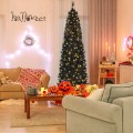 Pre-lit Christmas Halloween Tree with PVC Branch Tips and Warm White Lights - Gallery View 11 of 20