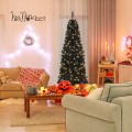 Pre-lit Christmas Halloween Tree with PVC Branch Tips and Warm White Lights - Gallery View 1 of 20