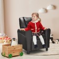 Children's PU Leather Recliner Chair with Front Footrest - Gallery View 45 of 62