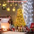 6/7/8 Feet Artificial Christmas Tree with Remote-controlled Color-changing LED Lights - Gallery View 7 of 38