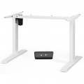Electric Sit to Stand Adjustable Desk Frame with Button Controller - Gallery View 13 of 20