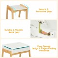 Kids Activity Table and Chair Set with Storage Space for Homeschooling - Gallery View 5 of 18
