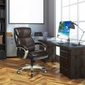400lbs Big and Tall Leather Office Chair with Soft Sponge - Gallery View 6 of 23