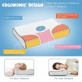 Memory Foam Sleep Pillow Orthopedic Contour Cervical Neck Support - Gallery View 2 of 11