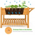 Elevated Planter Box Kit with 8 Grids and Folding Tabletop - Gallery View 12 of 12