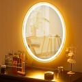 Hollywood Vanity Lighted Makeup Mirror Remote Control 4 Color Dimming