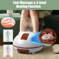 Steam Foot Spa Bath Massager Foot Sauna Care with Heating Timer Electric Rollers