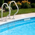 Split Swimming Pool Ladder Stainless Steel 3-Step Ladder and 2 Handrails - Gallery View 1 of 11
