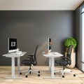 Electric Adjustable Standing up Desk Frame Dual Motor with Controller - Gallery View 26 of 36