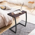 Steel Frame C-shaped Sofa Side End Table - Gallery View 2 of 11