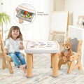 Adjustable Kids Activity Play Table and 2 Chairs Set withStorage Drawer - Gallery View 16 of 36
