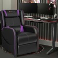 Adjustable Modern Gaming Recliner Chair with Massage Function and Footrest - Gallery View 12 of 22