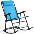Outdoor Patio Headrest Folding Zero Gravity Rocking Chair - Gallery View 49 of 53