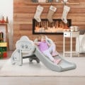 Freestanding Baby Mini Play Climber Slide Set with HDPE anf Anti-Slip Foot Pads - Gallery View 13 of 23